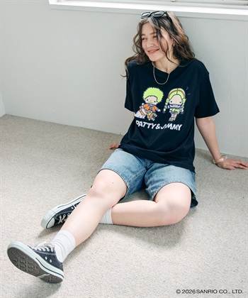 chara station 【sanrio characters】パティ＆ジミープリント半袖Tシャツ《サンリオキャラクターズ》_subthumb_5