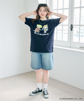 chara station 【sanrio characters】パティ＆ジミープリント半袖Tシャツ《サンリオキャラクターズ》_subthumb_10