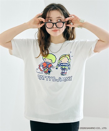 chara station 【sanrio characters】パティ＆ジミープリント半袖Tシャツ《サンリオキャラクターズ》_subthumb_11