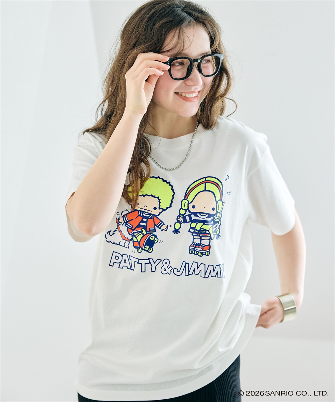 chara station 【sanrio characters】パティ＆ジミープリント半袖Tシャツ《サンリオキャラクターズ》_sub_12
