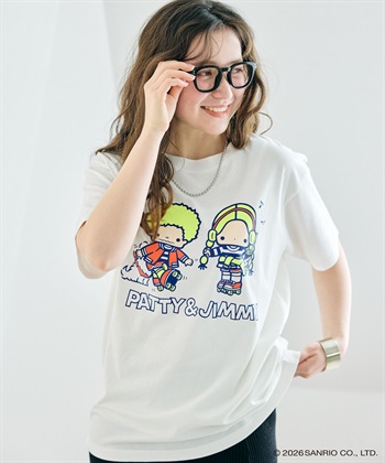 chara station 【sanrio characters】パティ＆ジミープリント半袖Tシャツ《サンリオキャラクターズ》_subthumb_12