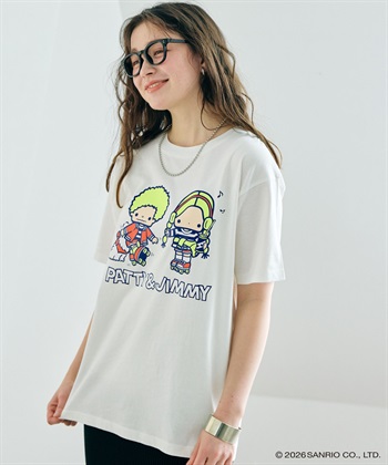 chara station 【sanrio characters】パティ＆ジミープリント半袖Tシャツ《サンリオキャラクターズ》_subthumb_15