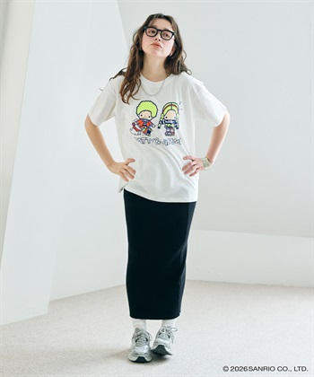 chara station 【sanrio characters】パティ＆ジミープリント半袖Tシャツ《サンリオキャラクターズ》_subthumb_16