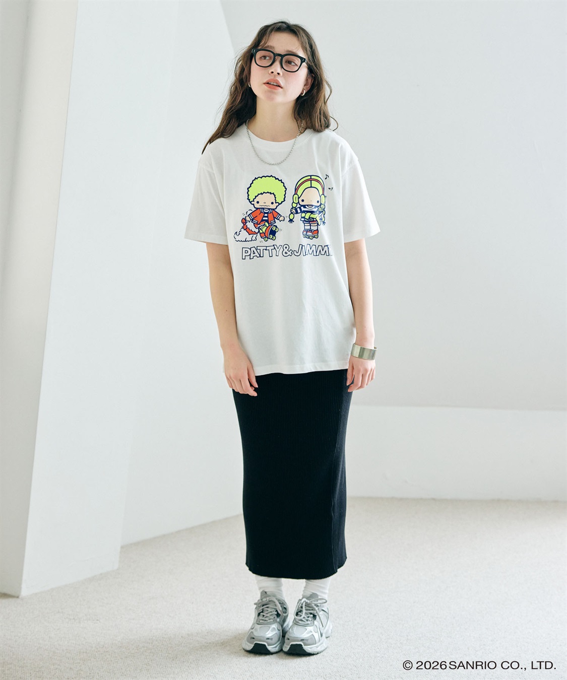 chara station 【sanrio characters】パティ＆ジミープリント半袖Tシャツ《サンリオキャラクターズ》_sub_17