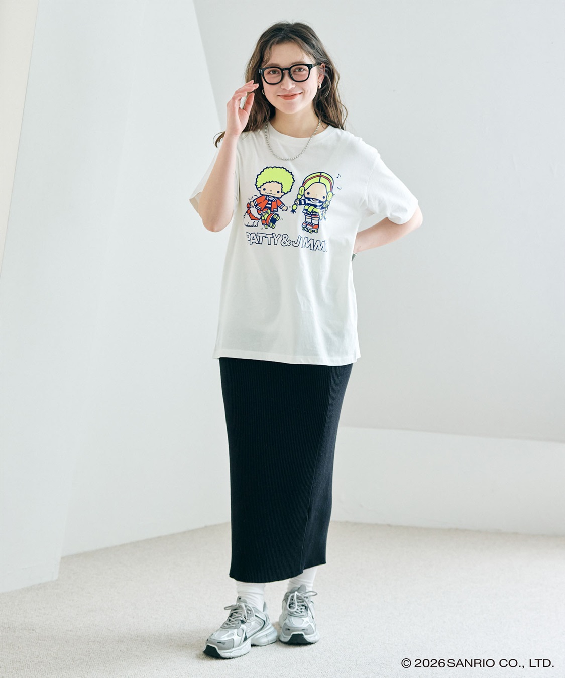 chara station 【sanrio characters】パティ＆ジミープリント半袖Tシャツ《サンリオキャラクターズ》_sub_18