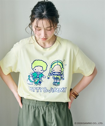 chara station 【sanrio characters】パティ＆ジミープリント半袖Tシャツ《サンリオキャラクターズ》_subthumb_22