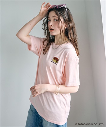chara station 【sanrio characters】HELLO KITTY/日焼けデザインハローキティ半袖Tシャツ《サンリオキャラクターズ》_subthumb_5