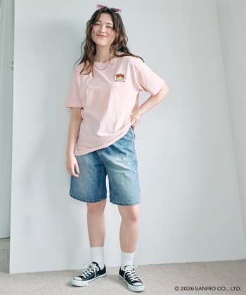 chara station 【sanrio characters】HELLO KITTY/日焼けデザインハローキティ半袖Tシャツ《サンリオキャラクターズ》_subthumb_8