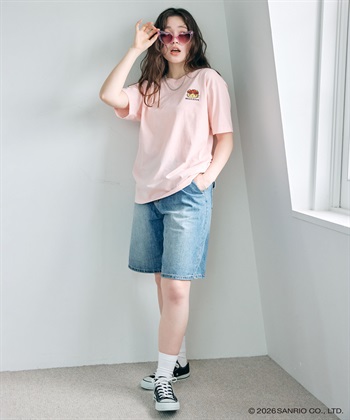 chara station 【sanrio characters】HELLO KITTY/日焼けデザインハローキティ半袖Tシャツ《サンリオキャラクターズ》_subthumb_9
