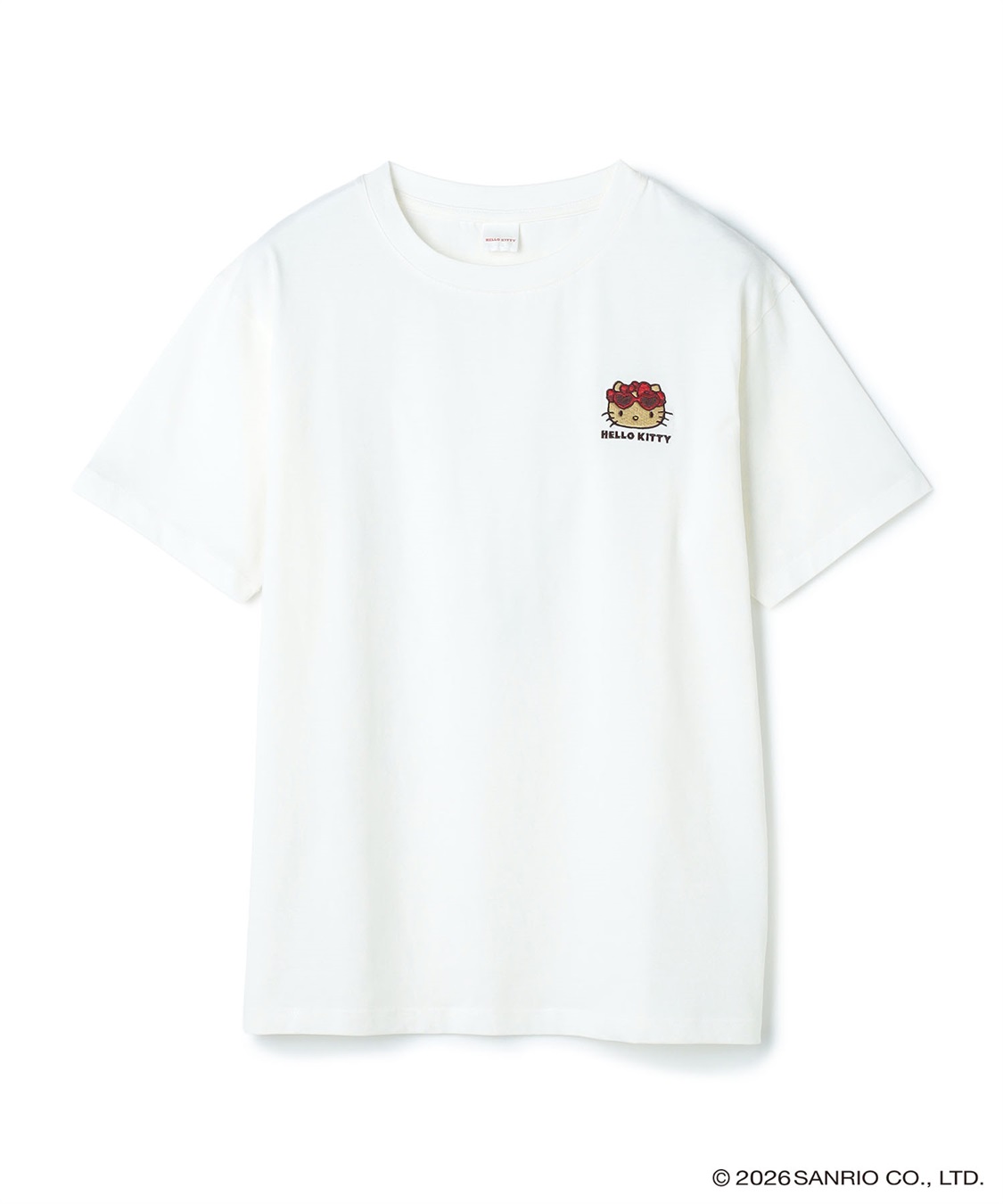chara station 【sanrio characters】HELLO KITTY/日焼けデザインハローキティ半袖Tシャツ《サンリオキャラクターズ》_sub_25