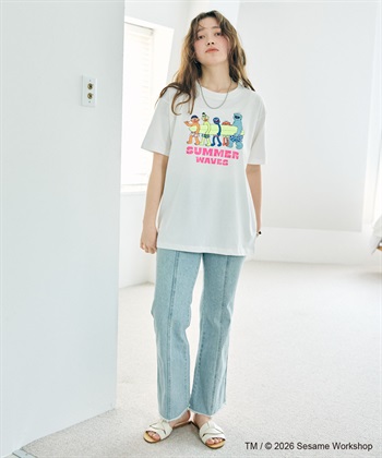 chara station 【セサミストリート/SESAME STREET】サーフフォトプリントTシャツ（ELMO＆FRIENDS）_subthumb_13