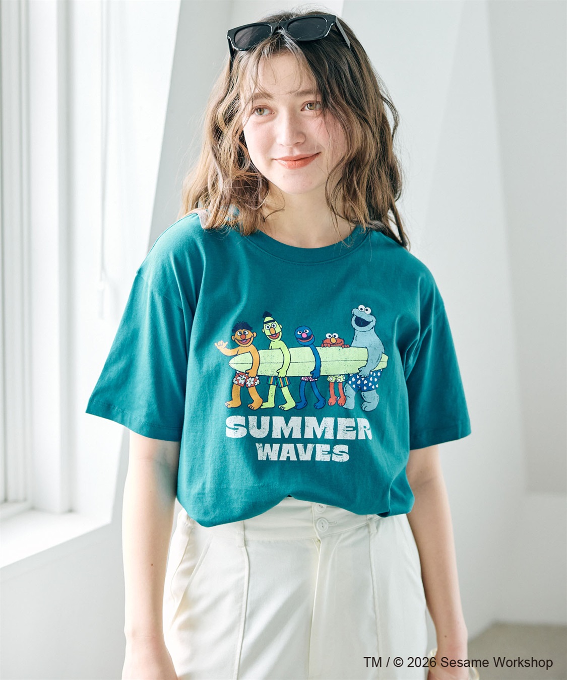 chara station 【セサミストリート/SESAME STREET】サーフフォトプリントTシャツ（ELMO＆FRIENDS）_sub_14