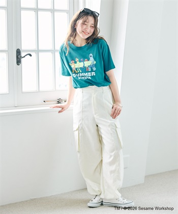 chara station 【セサミストリート/SESAME STREET】サーフフォトプリントTシャツ（ELMO＆FRIENDS）_subthumb_16