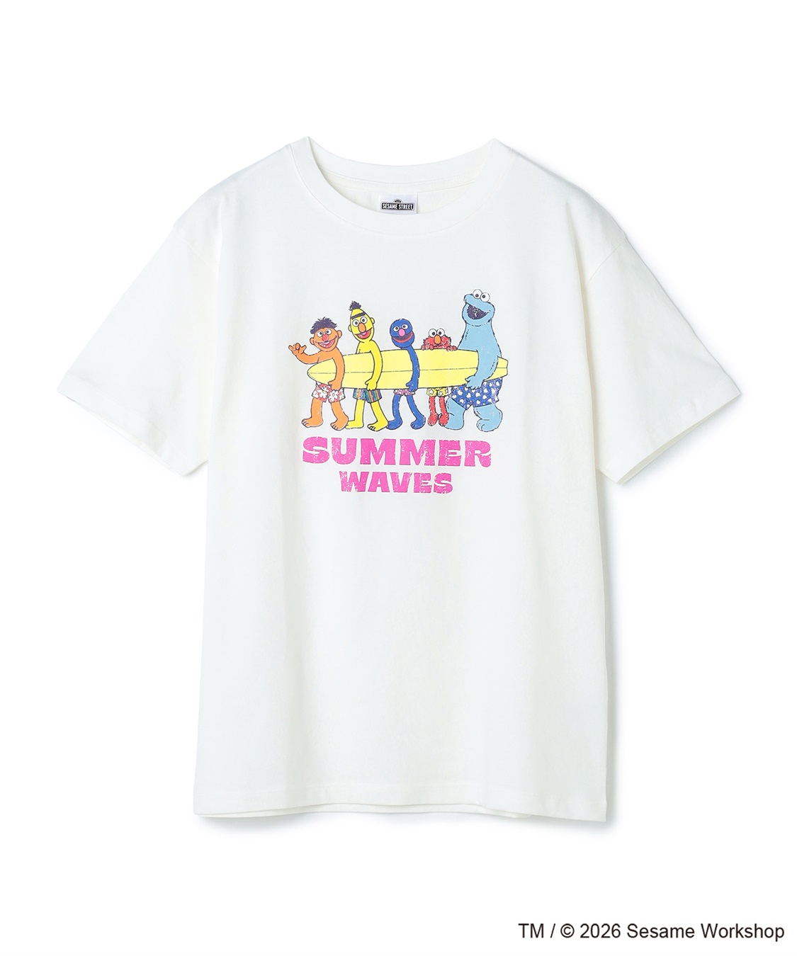 chara station 【セサミストリート/SESAME STREET】サーフフォトプリントTシャツ（ELMO＆FRIENDS）_sub_21