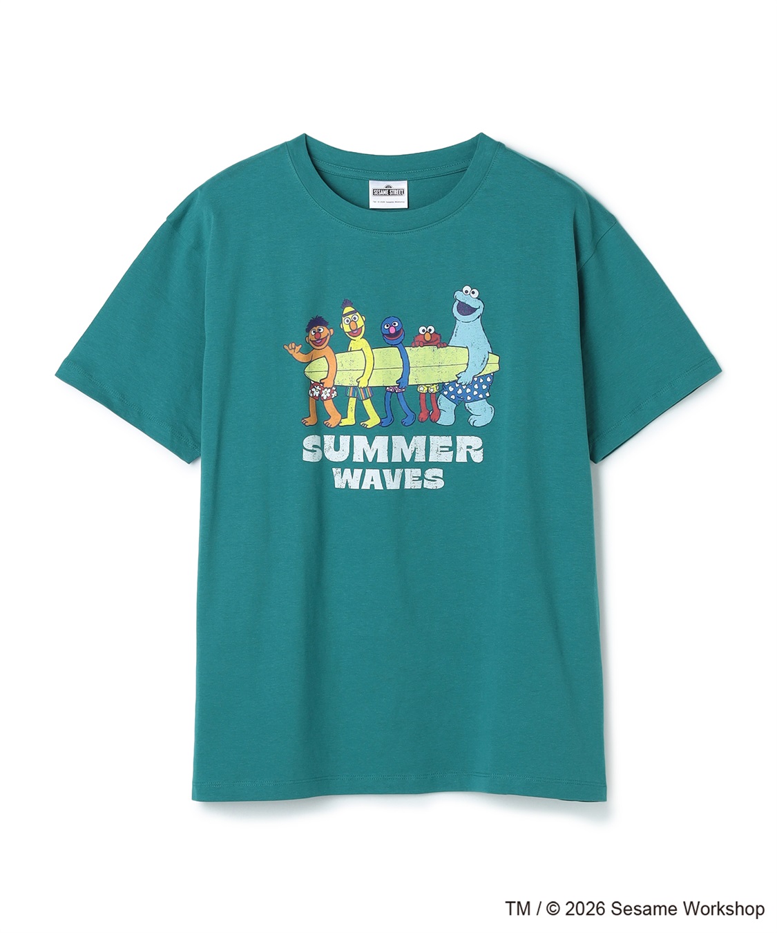 chara station 【セサミストリート/SESAME STREET】サーフフォトプリントTシャツ（ELMO＆FRIENDS）_sub_22