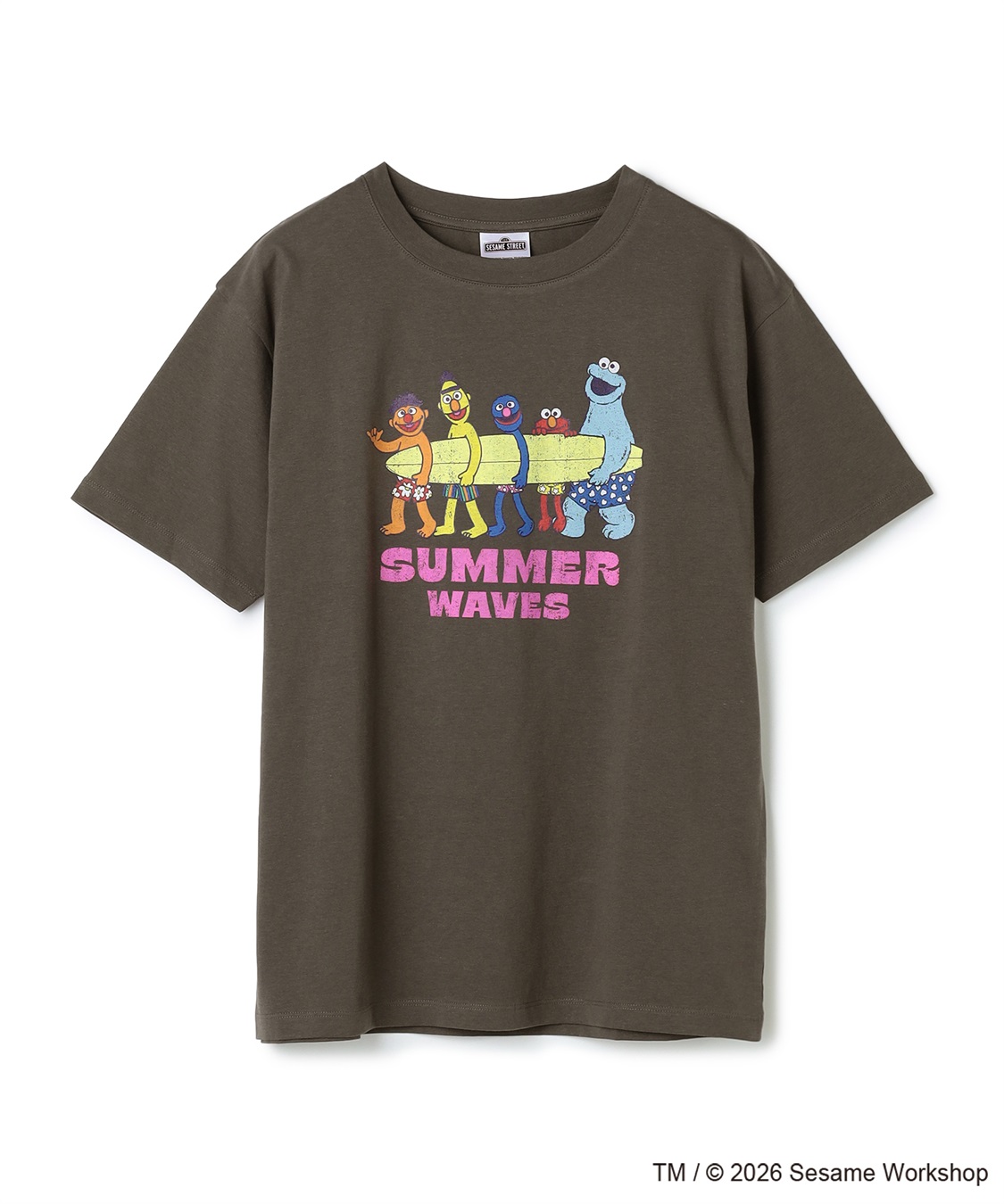 chara station 【セサミストリート/SESAME STREET】サーフフォトプリントTシャツ（ELMO＆FRIENDS）_sub_23