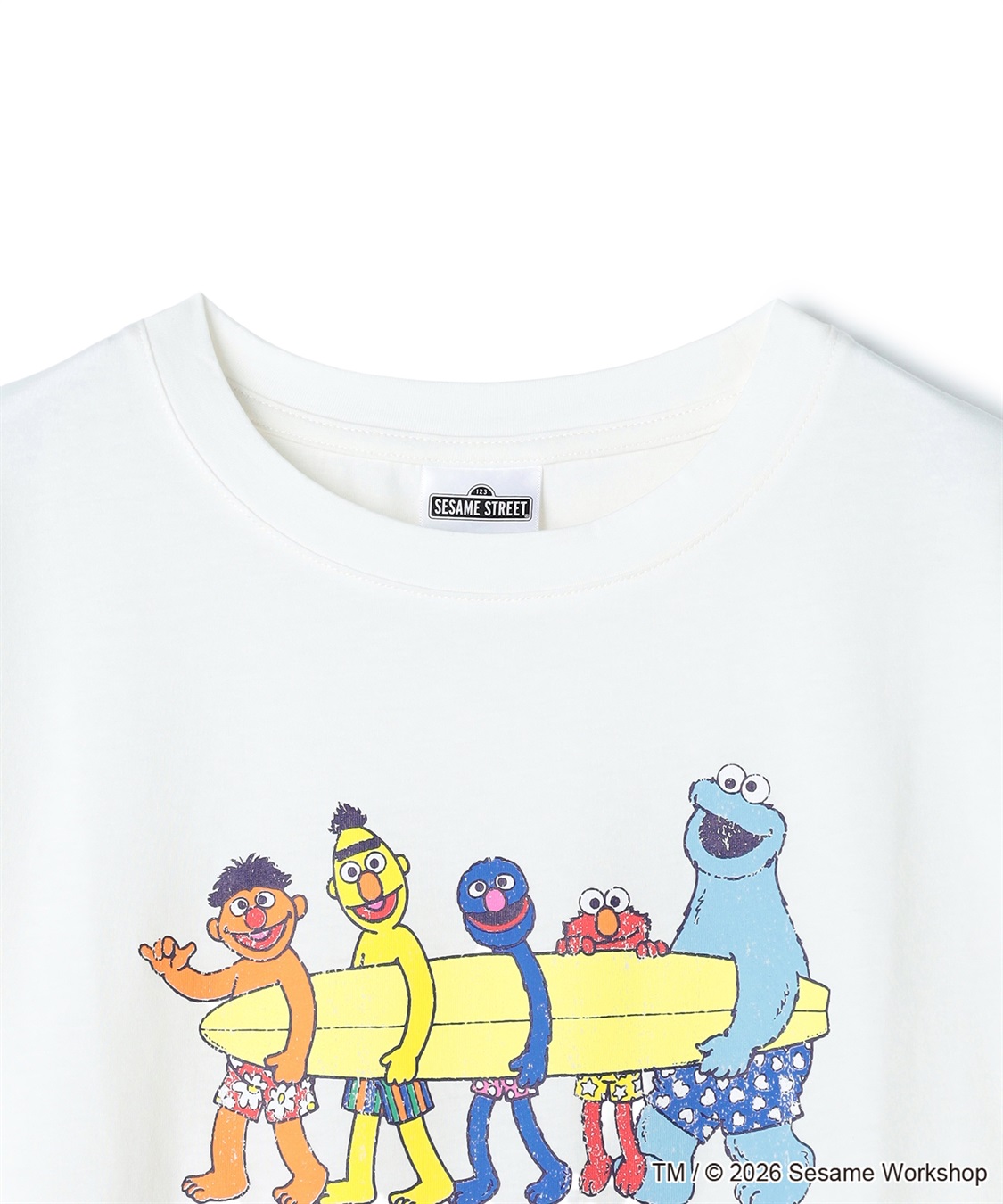chara station 【セサミストリート/SESAME STREET】サーフフォトプリントTシャツ（ELMO＆FRIENDS）_sub_25
