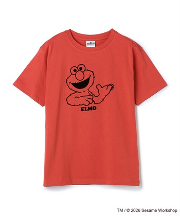 chara station 【セサミストリート/SESAME STREET】エルモ/ELMOフロッキープリント半袖Tシャツ_subthumb_22