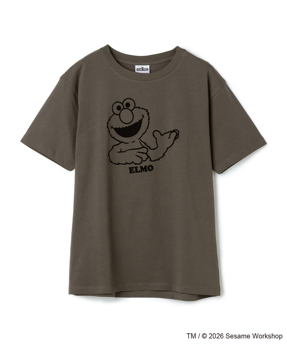 chara station 【セサミストリート/SESAME STREET】エルモ/ELMOフロッキープリント半袖Tシャツ_sub_23