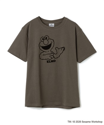 chara station 【セサミストリート/SESAME STREET】エルモ/ELMOフロッキープリント半袖Tシャツ_subthumb_23