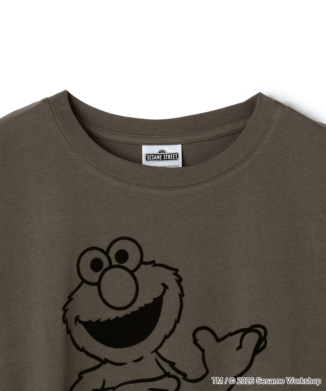 chara station 【セサミストリート/SESAME STREET】エルモ/ELMOフロッキープリント半袖Tシャツ_sub_25
