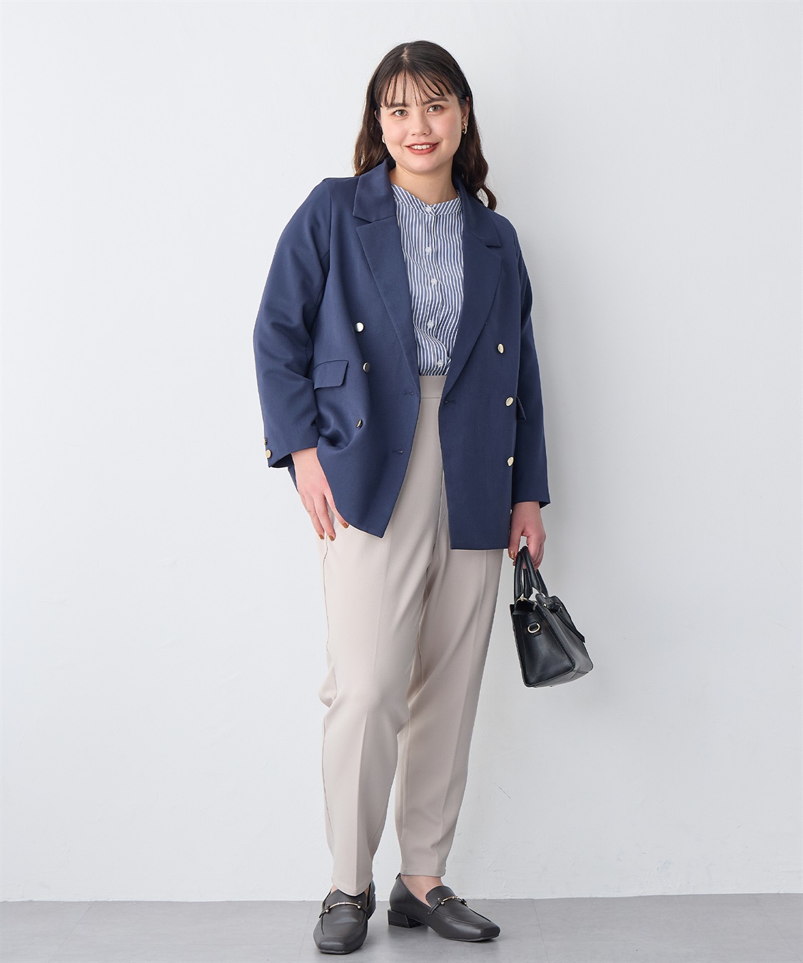 anyfee 【anyfee/プラスサイズ】スクエアビットローファー（4E・甲高・幅広）《la farfa SHOES/ラファーファシューズ》_sub_10