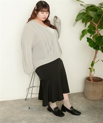 anyfee 【anyfee/プラスサイズ】スクエアビットローファー（4E・甲高・幅広）《la farfa SHOES/ラファーファシューズ》_subthumb_13