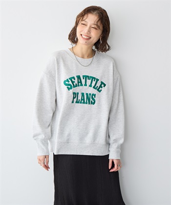 anyfee 【anyfee/プラスサイズ】ビッグシルエット裏毛ロゴ刺繍プルオーバー_subthumb_3