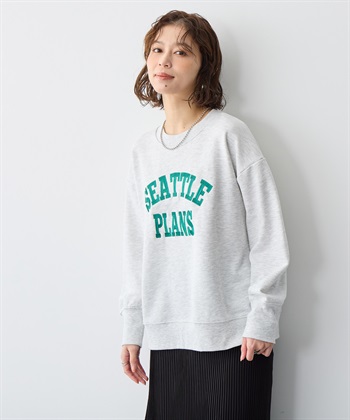 anyfee 【anyfee/プラスサイズ】ビッグシルエット裏毛ロゴ刺繍プルオーバー_subthumb_9
