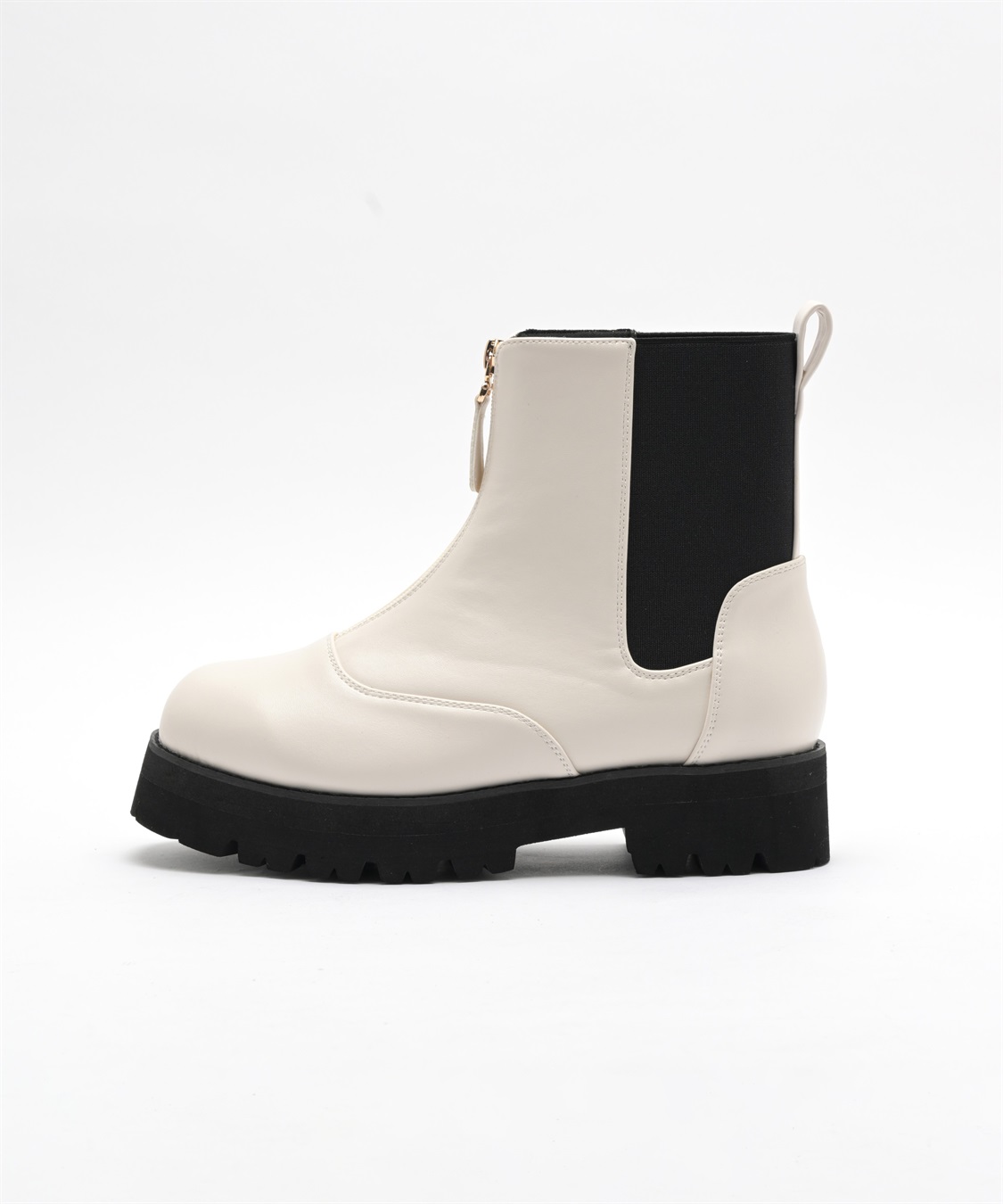 anyfee 【anyfee/プラスサイズ】厚底センタージップブーツ（4E・甲高・幅広）《la farfa SHOES/ラファーファシューズ》_sub_4