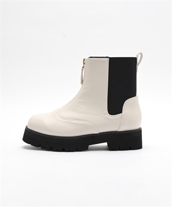 anyfee 【anyfee/プラスサイズ】厚底センタージップブーツ（4E・甲高・幅広）《la farfa SHOES/ラファーファシューズ》_subthumb_4