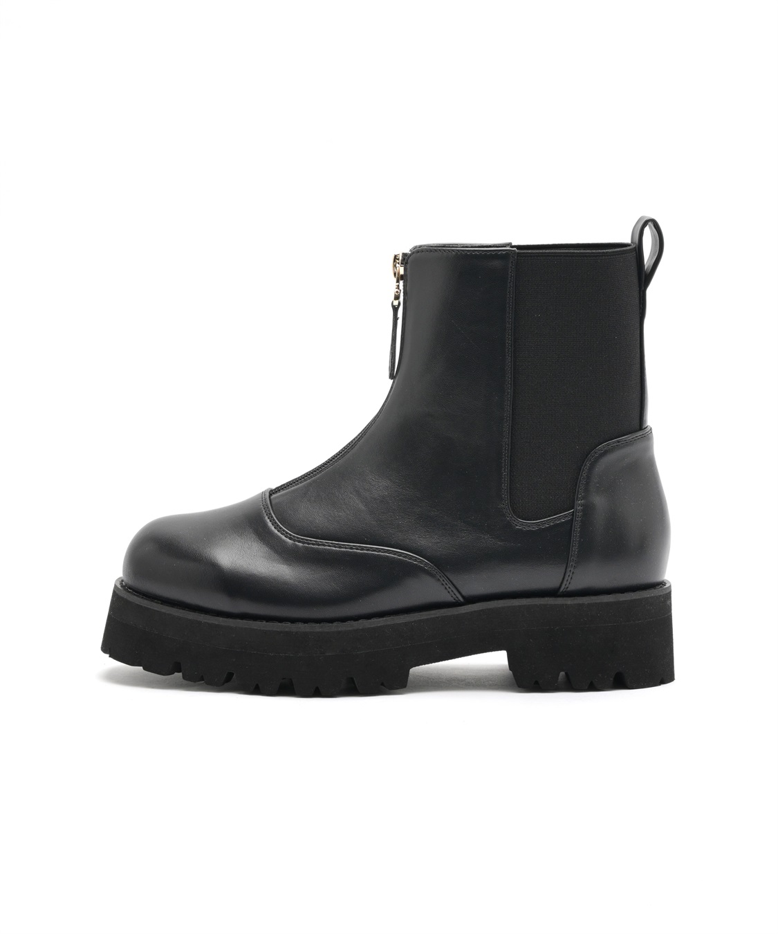 anyfee 【anyfee/プラスサイズ】厚底センタージップブーツ（4E・甲高・幅広）《la farfa SHOES/ラファーファシューズ》_sub_5