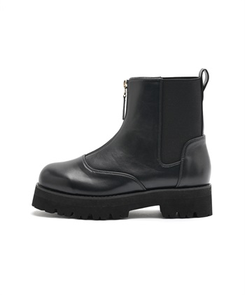 anyfee 【anyfee/プラスサイズ】厚底センタージップブーツ（4E・甲高・幅広）《la farfa SHOES/ラファーファシューズ》_subthumb_5