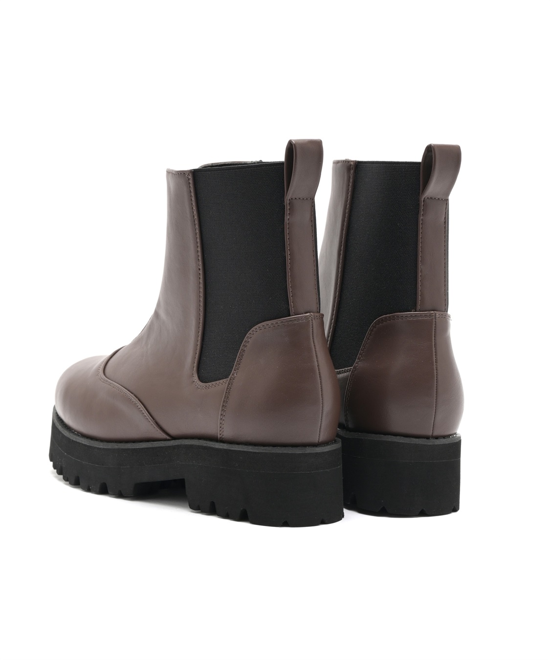 anyfee 【anyfee/プラスサイズ】厚底センタージップブーツ（4E・甲高・幅広）《la farfa SHOES/ラファーファシューズ》_sub_7