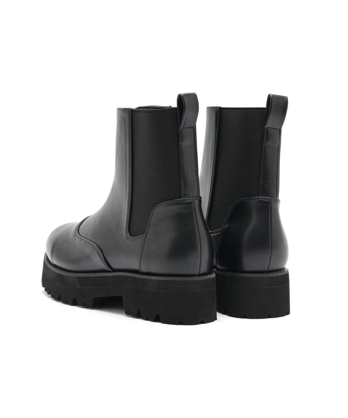 anyfee 【anyfee/プラスサイズ】厚底センタージップブーツ（4E・甲高・幅広）《la farfa SHOES/ラファーファシューズ》_sub_9