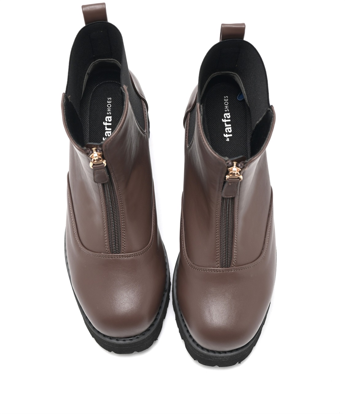 anyfee 【anyfee/プラスサイズ】厚底センタージップブーツ（4E・甲高・幅広）《la farfa SHOES/ラファーファシューズ》_sub_10