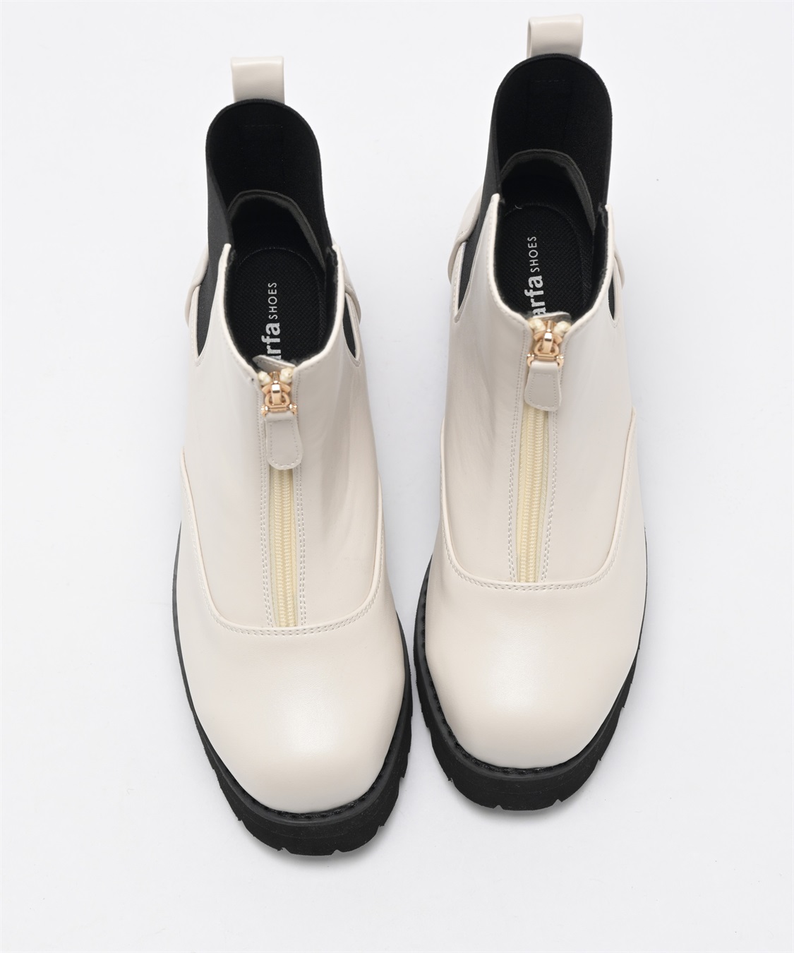 anyfee 【anyfee/プラスサイズ】厚底センタージップブーツ（4E・甲高・幅広）《la farfa SHOES/ラファーファシューズ》_sub_11