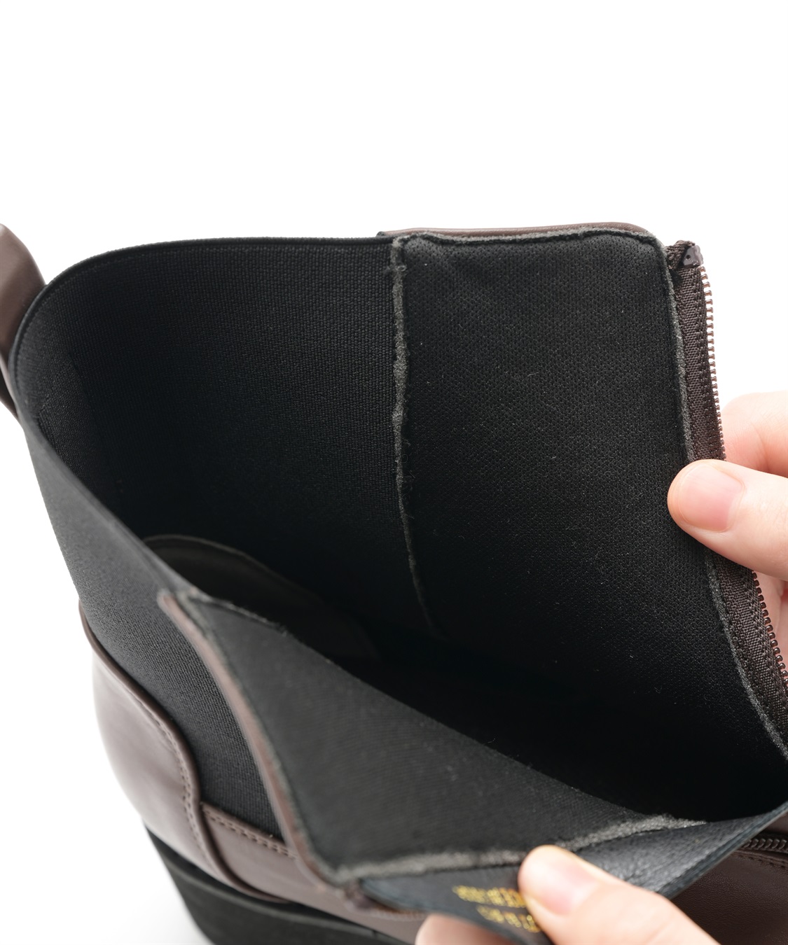 anyfee 【anyfee/プラスサイズ】厚底センタージップブーツ（4E・甲高・幅広）《la farfa SHOES/ラファーファシューズ》_sub_13