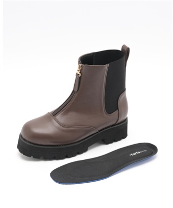 anyfee 【anyfee/プラスサイズ】厚底センタージップブーツ（4E・甲高・幅広）《la farfa SHOES/ラファーファシューズ》_subthumb_16