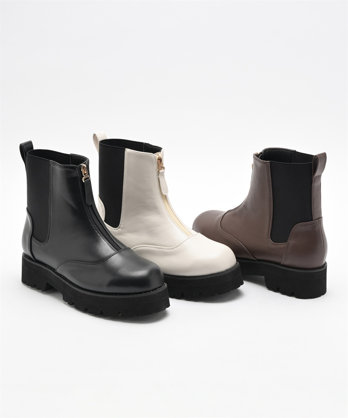 anyfee 【anyfee/プラスサイズ】厚底センタージップブーツ（4E・甲高・幅広）《la farfa SHOES/ラファーファシューズ》_sub_19