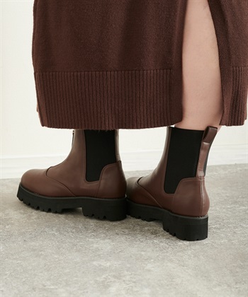 anyfee 【anyfee/プラスサイズ】厚底センタージップブーツ（4E・甲高・幅広）《la farfa SHOES/ラファーファシューズ》_subthumb_21