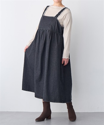 anyfee 【anyfee/プラスサイズ】5cmヒールソックスブーツ（4E・甲高・幅広）《la farfa SHOES/ラファーファシューズ》_subthumb_6