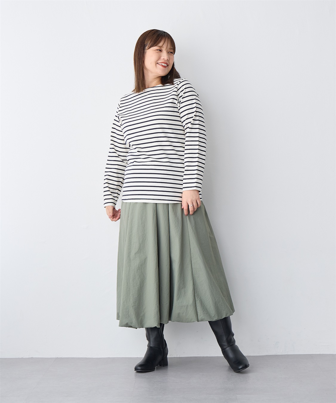 anyfee 【anyfee/プラスサイズ】5.5cmヒールロングブーツ（4E・甲高・幅広）《la farfa SHOES/ラファーファシューズ》_sub_10