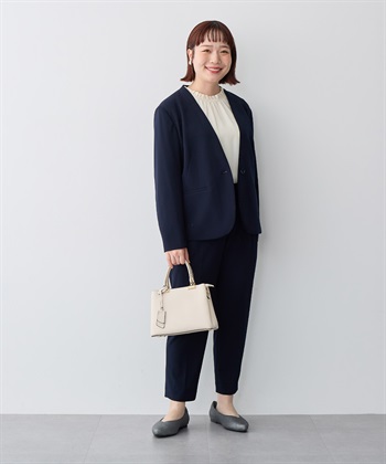 anyfee 【anyfee/プラスサイズ】ポインテッドトゥバレエシューズ（5E・甲高・幅広）《la farfa SHOES/ラファーファシューズ》_subthumb_13