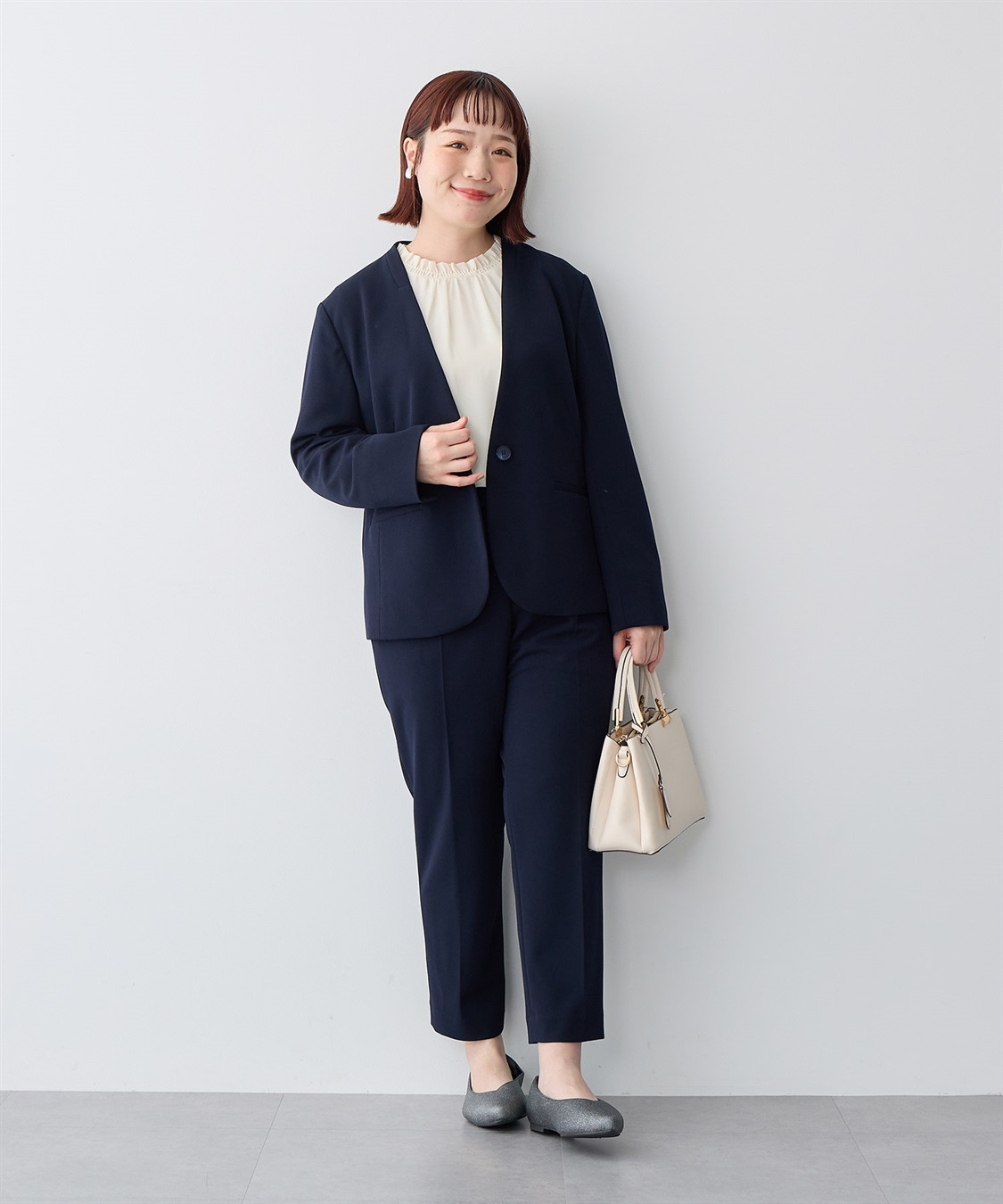 anyfee 【anyfee/プラスサイズ】ポインテッドトゥバレエシューズ（5E・甲高・幅広）《la farfa SHOES/ラファーファシューズ》_sub_15
