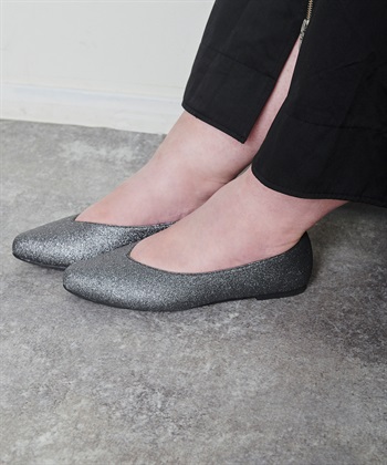 anyfee 【anyfee/プラスサイズ】ポインテッドトゥバレエシューズ（5E・甲高・幅広）《la farfa SHOES/ラファーファシューズ》_subthumb_23