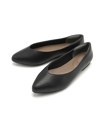 anyfee 【anyfee/プラスサイズ】ポインテッドトゥバレエシューズ（5E・甲高・幅広）《la farfa SHOES/ラファーファシューズ》_subthumb_25