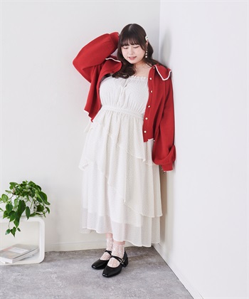 anyfee 【anyfee/プラスサイズ】4cmヒールスクエアトゥ2Wayメリージェーン（4E・甲高・幅広）《la farfa SHOES/ラファーファシューズ》_subthumb_15