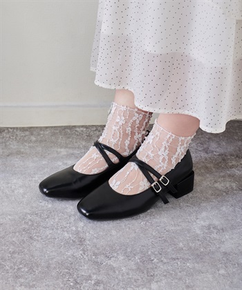 anyfee 【anyfee/プラスサイズ】4cmヒールスクエアトゥ2Wayメリージェーン（4E・甲高・幅広）《la farfa SHOES/ラファーファシューズ》_subthumb_16
