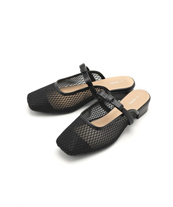 anyfee 【anyfee/プラスサイズ】チュールミュール/サンダル（4E・甲高・幅広）《la farfa SHOES/ラファーファシューズ》_subthumb_12